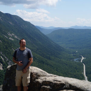Cross Current Insurance Director of Marketing, Joe Philippon, Mt. Willard, Crawford Notch, NH