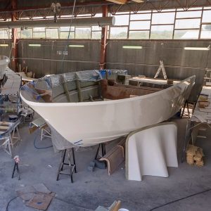 Boat manufacturing shop
